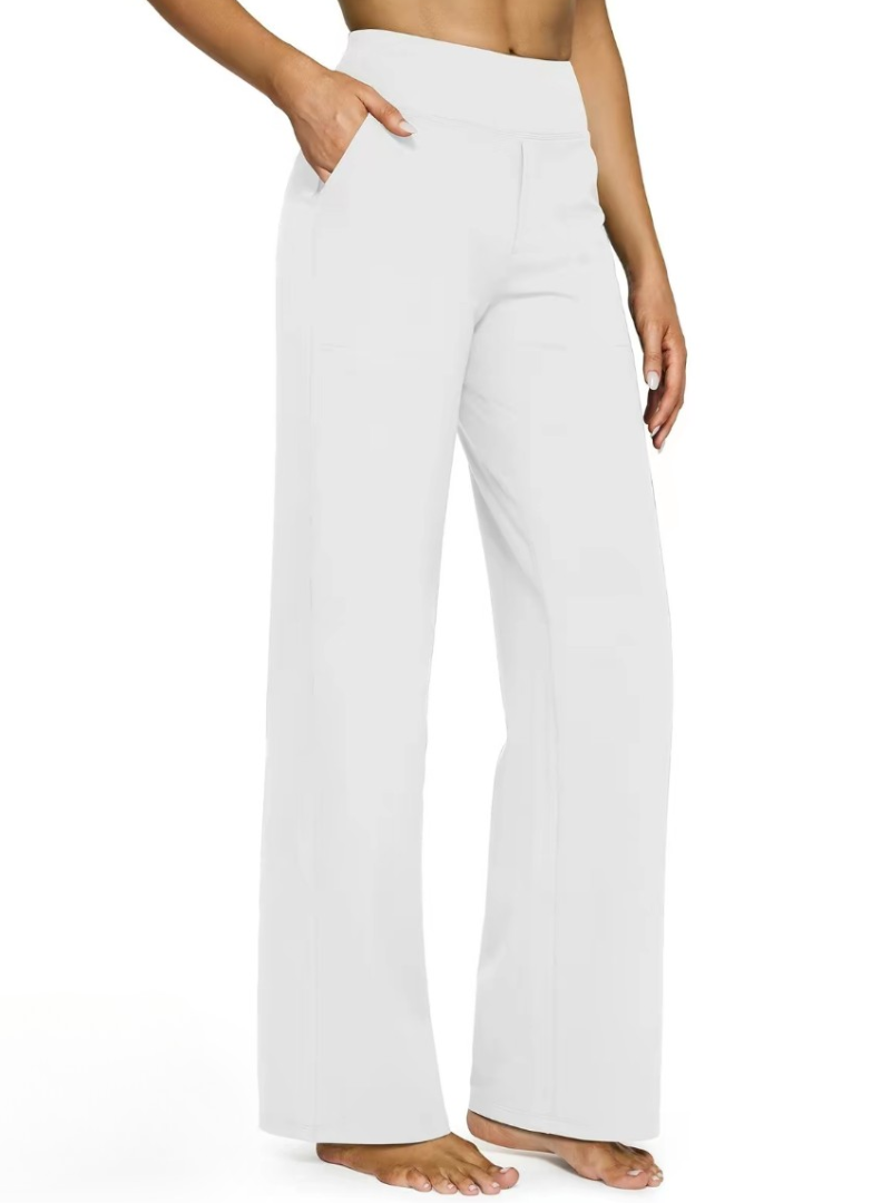 Wide-Leg Casual Pants