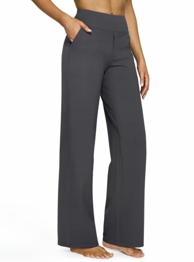 Wide-Leg Casual Pants