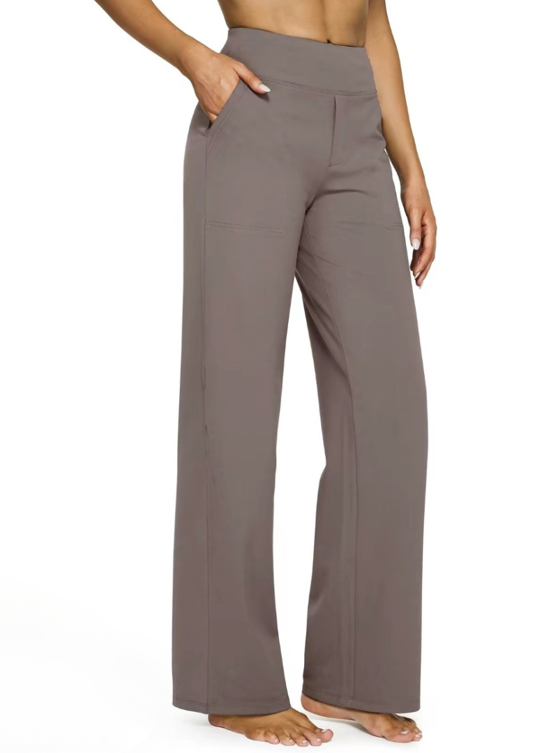 Wide-Leg Casual Pants